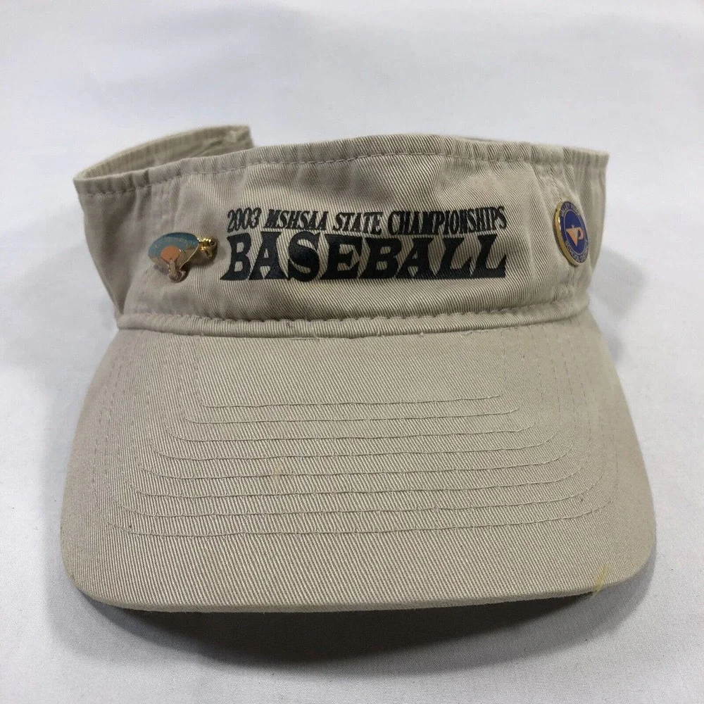MSHSAA STATE CHAMPIONS 2003 BASEBALL VALLEY PARK HAWKS VISOR HAT CAP ADJUSTABLE